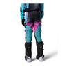 Spodnie cross dziecięce FOX JUNIOR 180 NUKLR TEAL niebieski różowy czarny