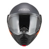 Kask szczękowy NZI MINIMOD WATSON BLACK ANTRACITE MATT szary czarny