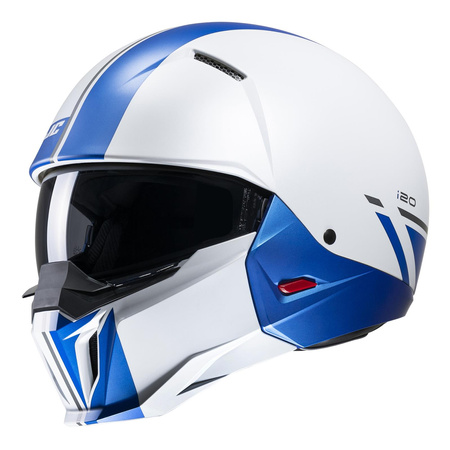 Kask otwarty HJC I20 BATOL WHITE/BLUE biały niebieski