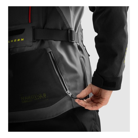 Kurtka tekstylna REBELHORN HARDY 3.0 ANTHRACITE/GREY/YELLOW grafitowy szary żółty