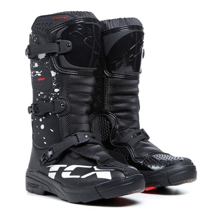 Buty cross dziecięce TCX COMP-KID BLACK/BLACK/WHITE czarny biały