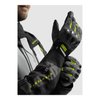 Rękawice miejskie REBELHORN DEFENDER BLACK/GREY/FLUO YELLOW czarny szary żółty fluo