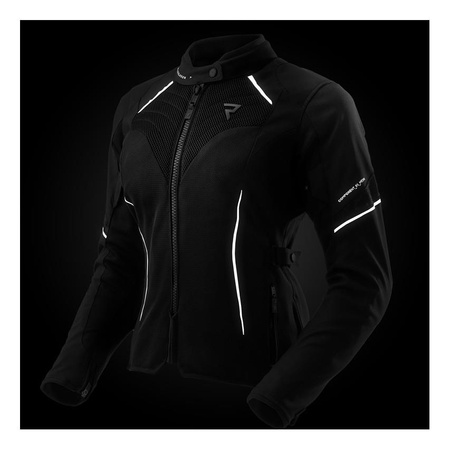 Kurtka tekstylna damska REBELHORN JAX LADY BLACK czarny