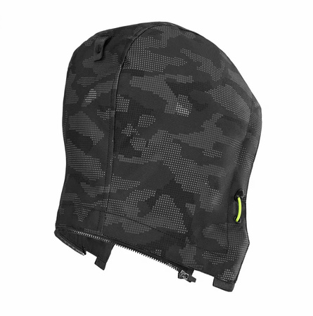 Kaptur do kurtki SHIMA DRIFT MAN CAMO czarny szary żółty fluo