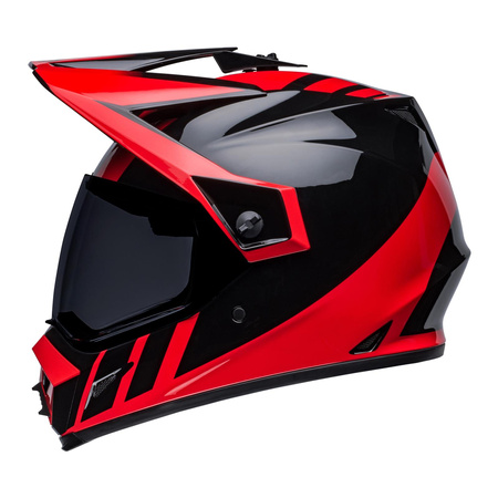 Kask integralny BELL MX-9 ADVENTURE MIPS DASH BLACK/RED czarny czerwony