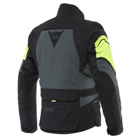 Kurtka tekstylna DAINESE CARVE MASTER 3 GORE-TEX BLACK/YELLOW czarny szary żółty fluo
