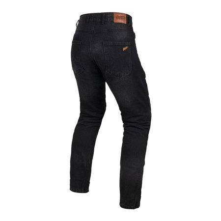 Jeansy motocyklowe BROGER FLORIDA WASHED BLACK czarny