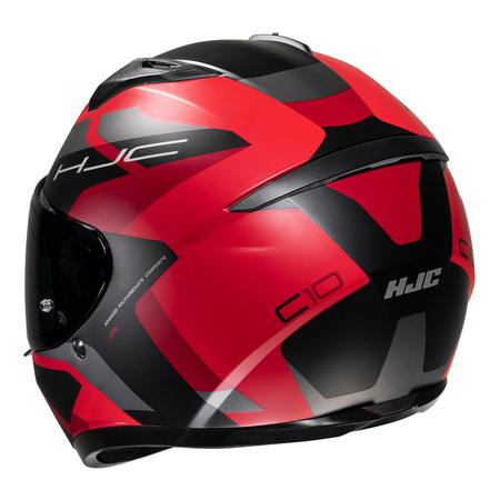 Kask integralny HJC C10 TINS BLACK/RED czerwony czarny szary