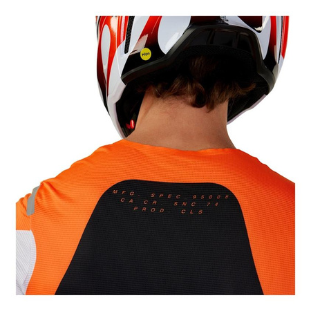 Bluza cross FOX FLEXAIR MAGNETIC FLUO ORANGE pomarańczowy fluo biały czarny