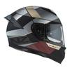 Kask integralny NZI EURUS 4 STREAM VANGUARD BLACK SAND RED TINTED MATT czarny beżowy czerwony