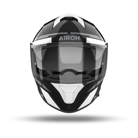 Kask integralny AIROH SPARK 2 SPINNER WHITE GLOSS biały szary czarny