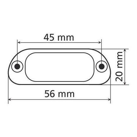 Podświetlenie tablicy LAMPA LED LITE 4x LED