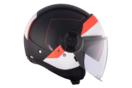 Kask otwarty MT VIALE SV S 68 UNIT MATT RED czarny biały czerwony