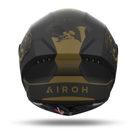 Kask integralny AIROH CONNOR TITAN MATT czarny złoty