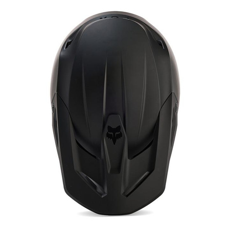 Kask cross FOX V1 SOLID BLACK MATT czarny mat