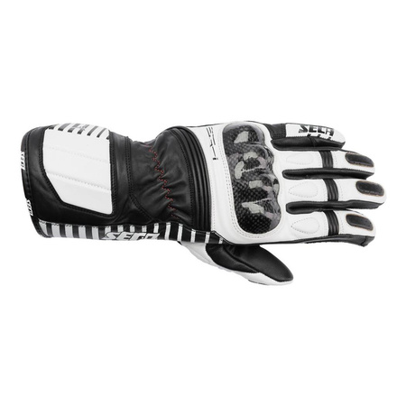 Rękawice sportowe SECA MERCURY IV WHITE/BLACK czarny biały