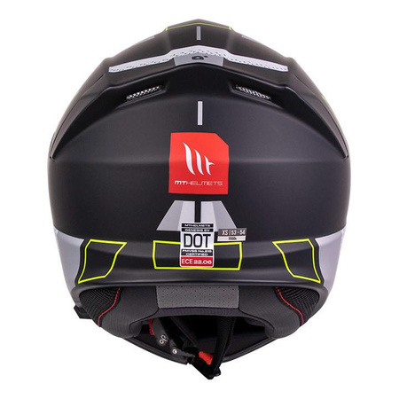 Kask szczękowy MT GENESIS SV TALO MATT BLACK/GREY czarny szary