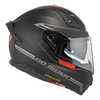 Kask integralny NZI GO RIDER STREAM DUO SOLID BLACK RED MATT czarny czerwony