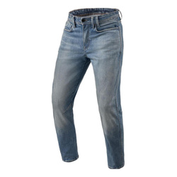 Jeansy motocyklowe REVIT DETROIT 3 TAPERED MEDIUM BLUE VINTAGE niebieski