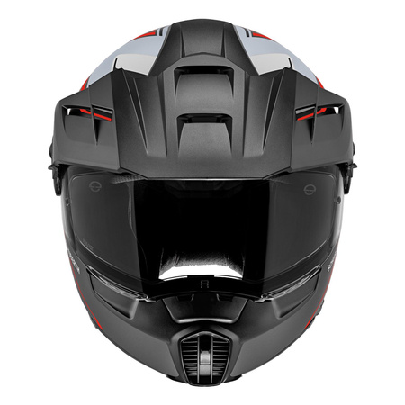Kask szczękowy SCHUBERTH E1 ECE ENDURANCE GREY szary czerwony czarny