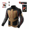 Kurtka tekstylna REBELHORN HARDY 3.0 DESERT/GREY/RED brązowy szary czerwony