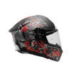 Kask integralny AIROH SPARK 2 CRUZE BLACK GREY MATT czarny szary czerwony