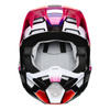 Kask cross dziecięcy FOX JUNIOR V1 YORR MULTI różowy czerwony fluo żółty fluo biały czarny niebieski