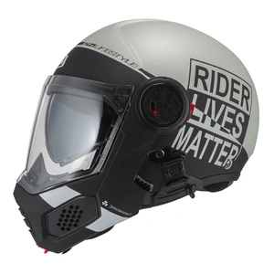Kask szczękowy NZI MINIMOD INVOLT GREY BLACK GREY MATT szary czarny
