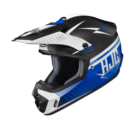 Kask cross HJC CS-MX-II TWEEK WHITE/BLUE biały niebieski czarny