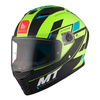 Kask integralny MT STINGER 2 ZIVZE MATT BLACK/FLUO czarny żółty fluo niebieski