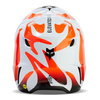 Kask cross FOX V3 MAGNETIC WHITE biały czerwony