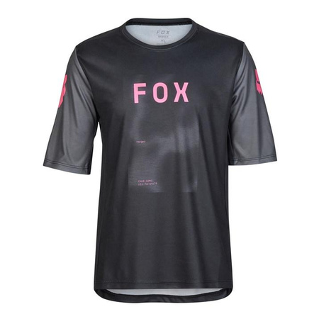 Koszulka rowerowa dziecięca FOX JUNIOR RANGER TAUNT BLACK czarny