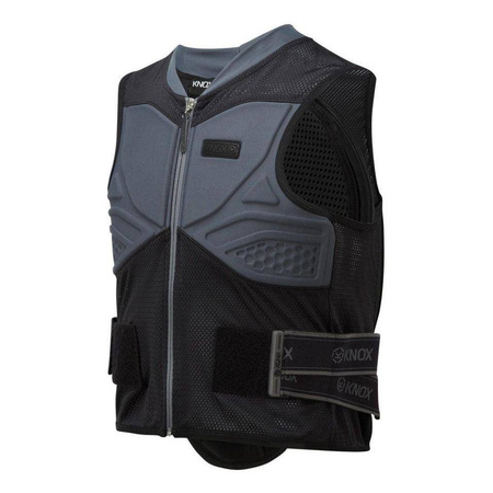 Kamizelka z protektorem pleców KNOX TRACK VEST czarny szary