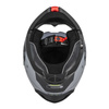 Kask szczękowy NZI COMBI 3 DUO METRIC NARDO GREY WHITE MATT szary biały