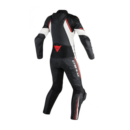 Kombinezon dwuczęściowy damski DAINESE AVRO D2 LADY BLACK/WHITE/RED FLUO czarny biały czerwony fluo