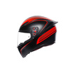 Kask integralny AGV K1 WARMUP BLACK/RED czarny czerwony
