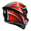 Kask integralny AGV K5 S TEMPEST RED czerwony czarny biały