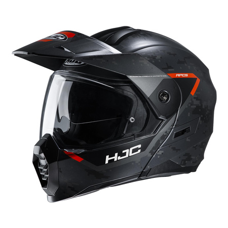 Kask modułowy HJC C80 BULT BLACK/ORANGE czarny pomarańczowy