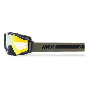 Gogle motocyklowe IMX SAND BLACK MATT/BRONZE SZYBA ORANGE IRIDIUM + CLEAR czarny brązowy