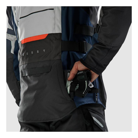 Kurtka tekstylna REBELHORN CUBBY V BLUE/GREY/RED niebieski szary czerwony czarny