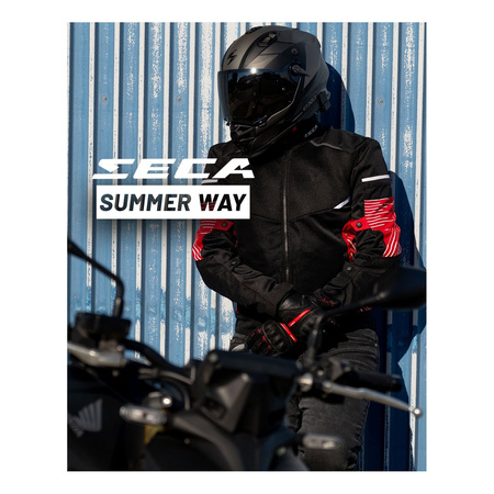 Kurtka tekstylna SECA SUMMER WAY BLACK czarny