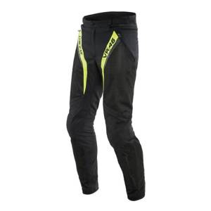 Spodnie tekstylne DAINESE VR46 GRID AIR TEX BLACK/YELLOW FLUO czarny żółty fluo