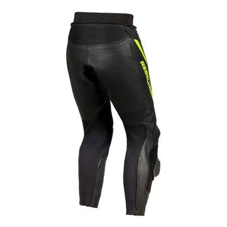 Kombinezon dwuczęściowy REBELHORN FIGHTER BLACK/FLO YELLOW czarny żółty fluo