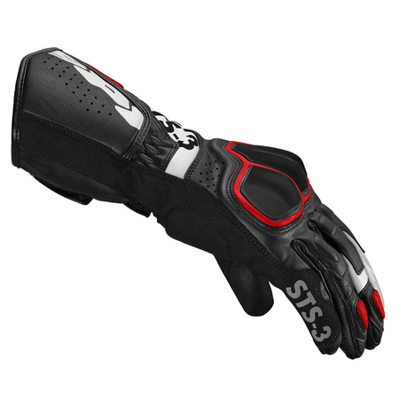 Rękawice sportowe damskie SPIDI STS-3 LADY RED czarny biały czerwony