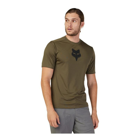 Koszulka rowerowa FOX RANGER LAB HEAD OLIVE GREEN zielony