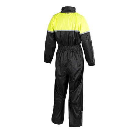 Kombinezon przeciwdeszczowy SECA MONSUN czarny żółty fluo
