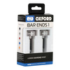 Końcówki kierownicy OXFORD BAR ENDS 1 SILVER