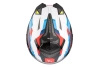 Kask szczękowy MT ATOM 2 SV BAST WHITE/BLUE/RED biały niebieski czerwony czarny