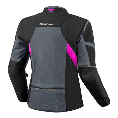 Kurtka tekstylna damska SHIMA RUSH 2.0 VENTED LADY PINK szary różowy czarny