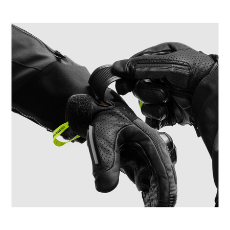 Rękawice miejskie REBELHORN DEFENDER BLACK/GREY/FLUO YELLOW czarny szary żółty fluo